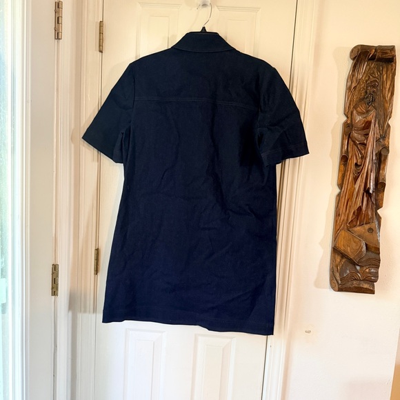 Veronica‎ Beard KOULIS DENIM Mini DRESS gold buttons 12 - Picture 8 of 8